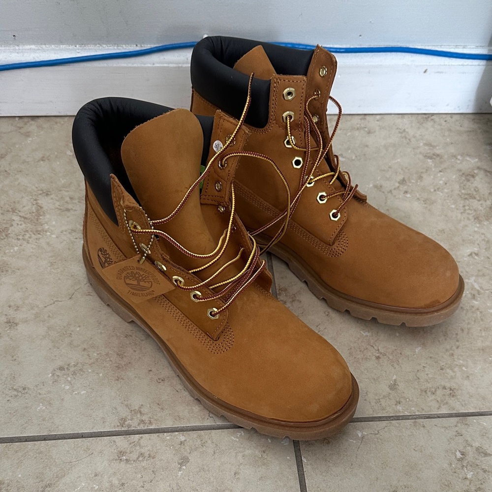 Timberland Tan Leather Boots 6”